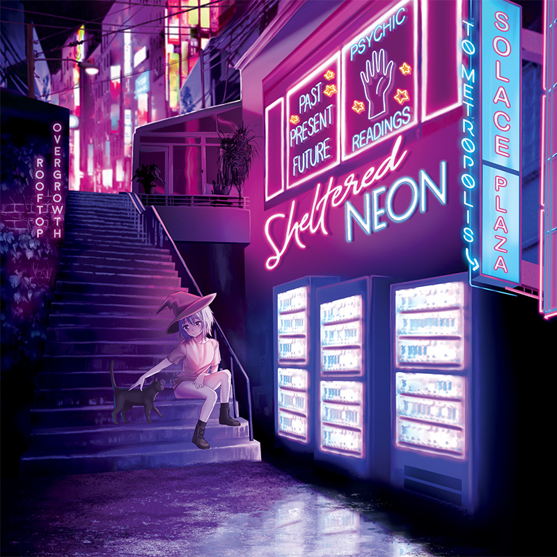 sheltered neon cover art